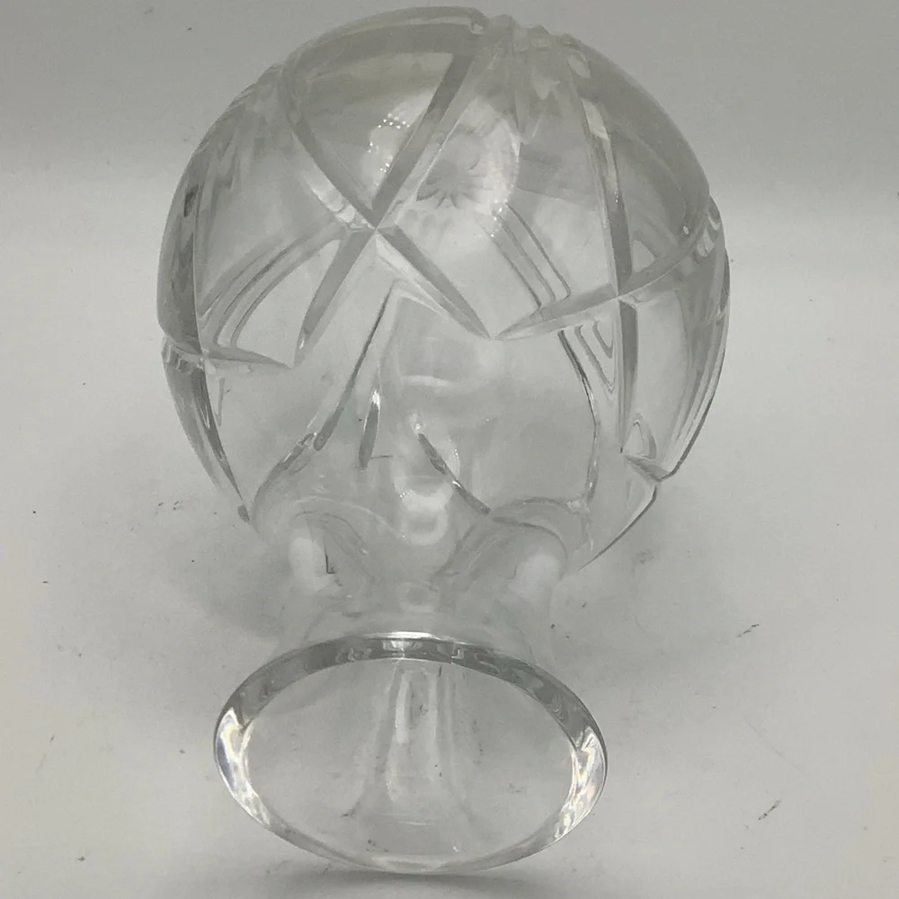 Clear Cut Crystal Vase
